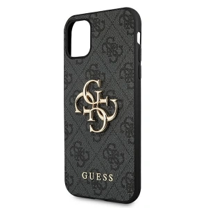 Hurtownia GSM - Etui Guess GUHCN614GMGGR Apple iPhone 11 szary/grey hardcase 4G Big Metal Logo - GUE1000GRY - {ean13} - Hurt