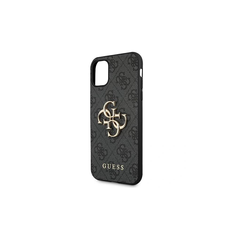 Hurtownia GSM - Etui Guess GUHCN614GMGGR Apple iPhone 11 szary/grey hardcase 4G Big Metal Logo - GUE1000GRY - {ean13} - Hurt
