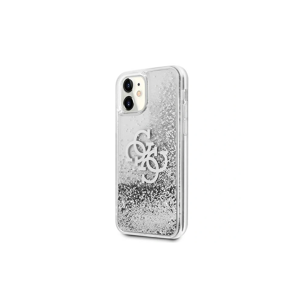 Hurtownia GSM - Etui Guess GUHCN61LG4GSI Apple iPhone 11 stříbrný/silver hardcase 4G Big Liquid Glitter - GUE1001SLV - {ean13} - Hurt