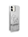 Hurtownia GSM - Etui Guess GUHCN61LG4GSI Apple iPhone 11 srebrny/silver hardcase 4G Big Liquid Glitter - GUE1001SLV - {ean13} - Hurt