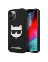Etui Karl Lagerfeld KLHCP12LSLCHBK Apple iPhone 12 Pro Max hardcase černý/black Silicone Choupette