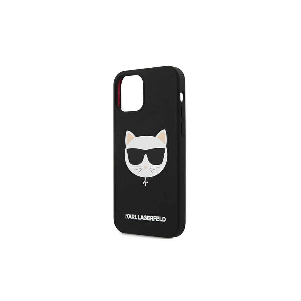 Hurtownia GSM - Etui Karl Lagerfeld KLHCP12LSLCHBK Apple iPhone 12 Pro Max hardcase černý/black Silicone Choupette - KLD550BLK - {ean13} - Hurt