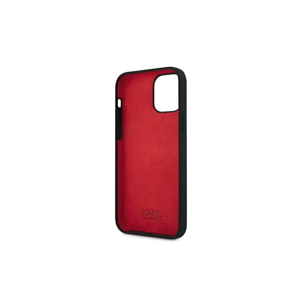 Hurtownia GSM - Etui Karl Lagerfeld KLHCP12LSLCHBK Apple iPhone 12 Pro Max hardcase černý/black Silicone Choupette - KLD550BLK - {ean13} - Hurt