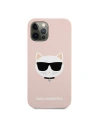 Wholesale Karl Lagerfeld KLHCP12LSLCHLP Apple iPhone 12 Pro Max hardcase light pink Silicone Choupette - KLD551PNK - {ean13} - Hurt