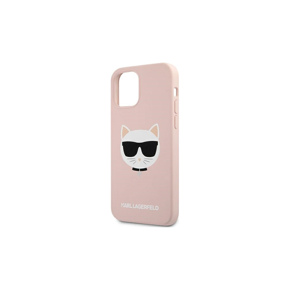 Wholesale Karl Lagerfeld KLHCP12LSLCHLP Apple iPhone 12 Pro Max hardcase light pink Silicone Choupette - KLD551PNK - {ean13} - Hurt