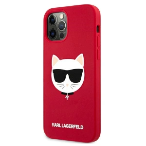 Hurtownia GSM - Etui Karl Lagerfeld KLHCP12LSLCHRE Apple iPhone 12 Pro Max hardcase červený/red Silicone Choupette - KLD552RED - {ean13} - Hurt