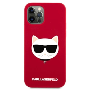 Hurtownia GSM - Etui Karl Lagerfeld KLHCP12LSLCHRE Apple iPhone 12 Pro Max hardcase červený/red Silicone Choupette - KLD552RED - {ean13} - Hurt