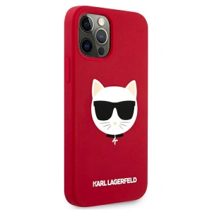 Hurtownia GSM - Etui Karl Lagerfeld KLHCP12LSLCHRE Apple iPhone 12 Pro Max hardcase červený/red Silicone Choupette - KLD552RED - {ean13} - Hurt