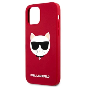 Hurtownia GSM - Etui Karl Lagerfeld KLHCP12LSLCHRE Apple iPhone 12 Pro Max hardcase červený/red Silicone Choupette - KLD552RED - {ean13} - Hurt