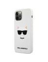 Hurtownia GSM - Etui Karl Lagerfeld KLHCP12LSLCHWH Apple iPhone 12 Pro Max hardcase biały/white Silicone Choupette - KLD553WHT - {ean13} - Hurt