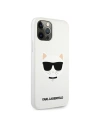 Hurtownia GSM - Etui Karl Lagerfeld KLHCP12LSLCHWH Apple iPhone 12 Pro Max hardcase biały/white Silicone Choupette - KLD553WHT - {ean13} - Hurt