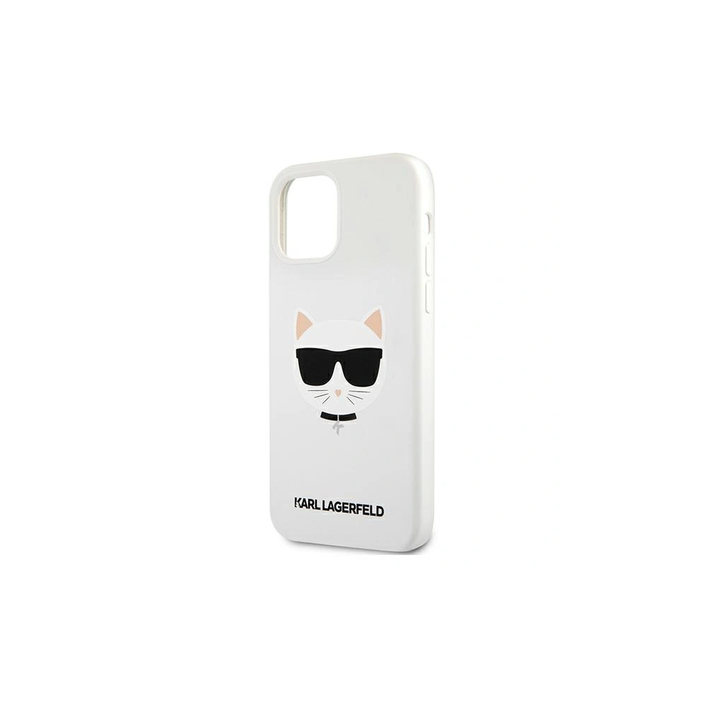 Wholesale Karl Lagerfeld KLHCP12LSLCHWH Apple iPhone 12 Pro Max hardcase white Silicone Choupette - KLD553WHT - {ean13} - Hurt
