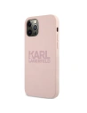 Hurtownia GSM - Etui Karl Lagerfeld KLHCP12LSTKLTLP Apple iPhone 12 Pro Max Silicone Stack Logo różowy/pink - KLD554PNK - {ean13} - Hurt