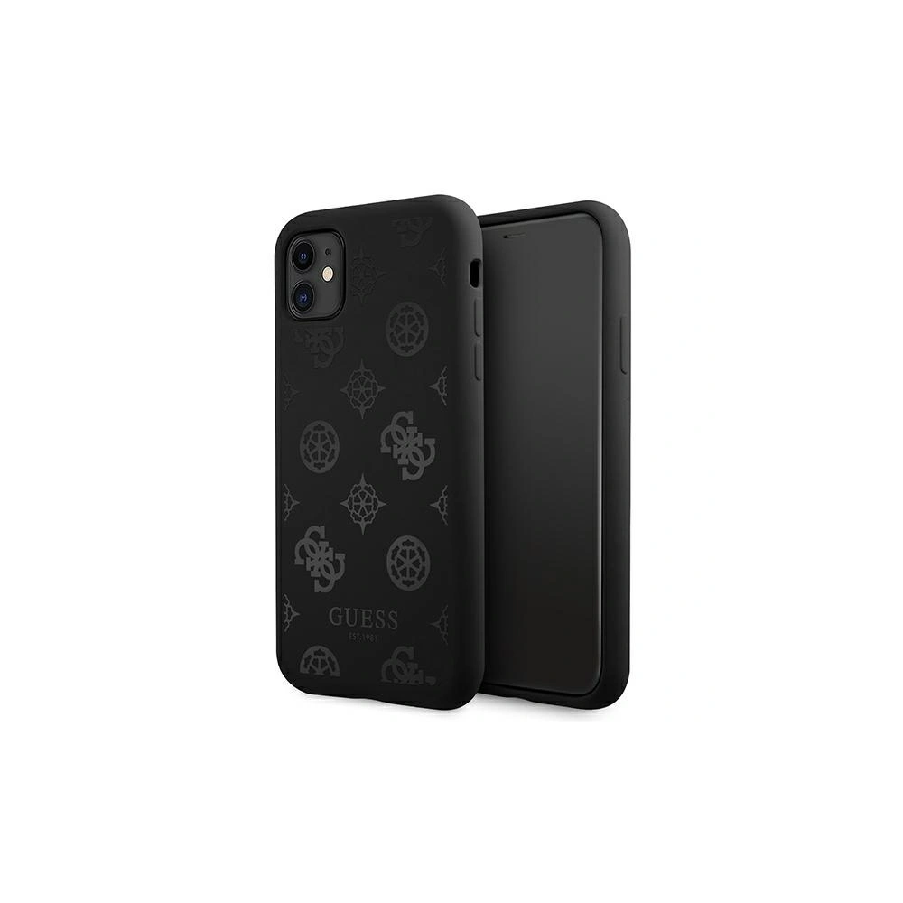 Hurtownia GSM - Etui Guess GUHCN61LSPEBK Apple iPhone 11 černý/black hard case Peony Collection - GUE1002BLK - {ean13} - Hurt