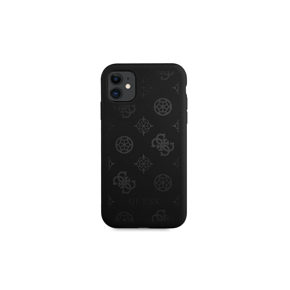 Hurtownia GSM - Etui Guess GUHCN61LSPEBK Apple iPhone 11 černý/black hard case Peony Collection - GUE1002BLK - {ean13} - Hurt