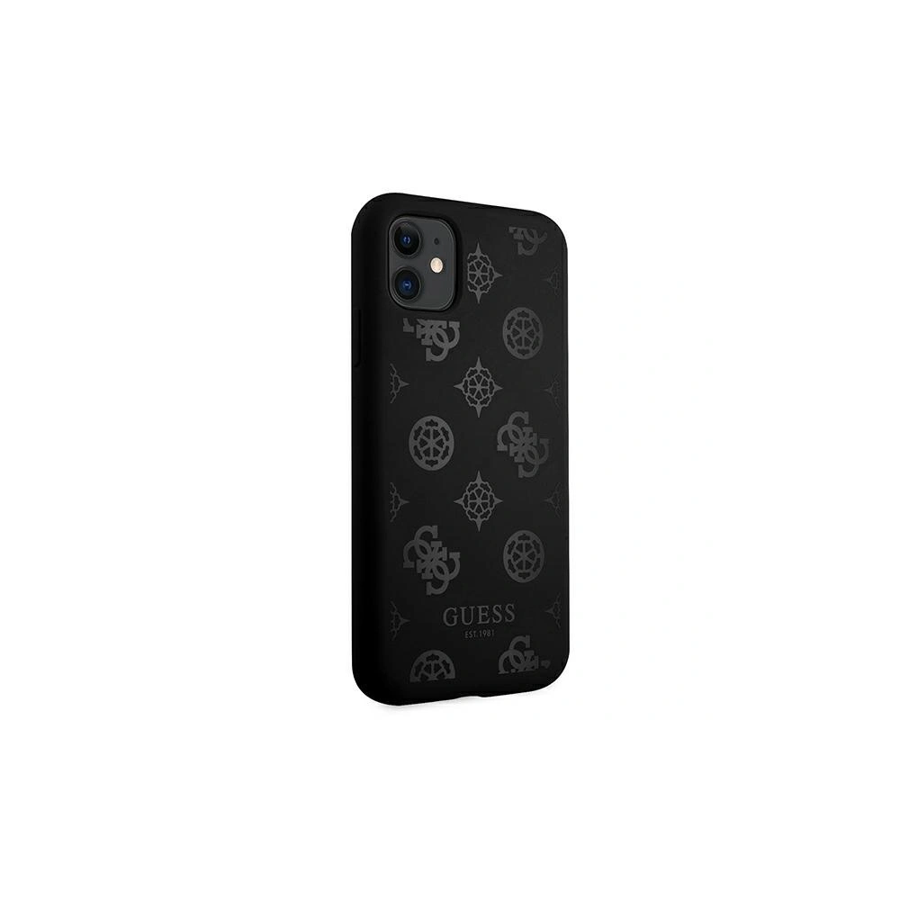 Hurtownia GSM - Etui Guess GUHCN61LSPEBK Apple iPhone 11 černý/black hard case Peony Collection - GUE1002BLK - {ean13} - Hurt