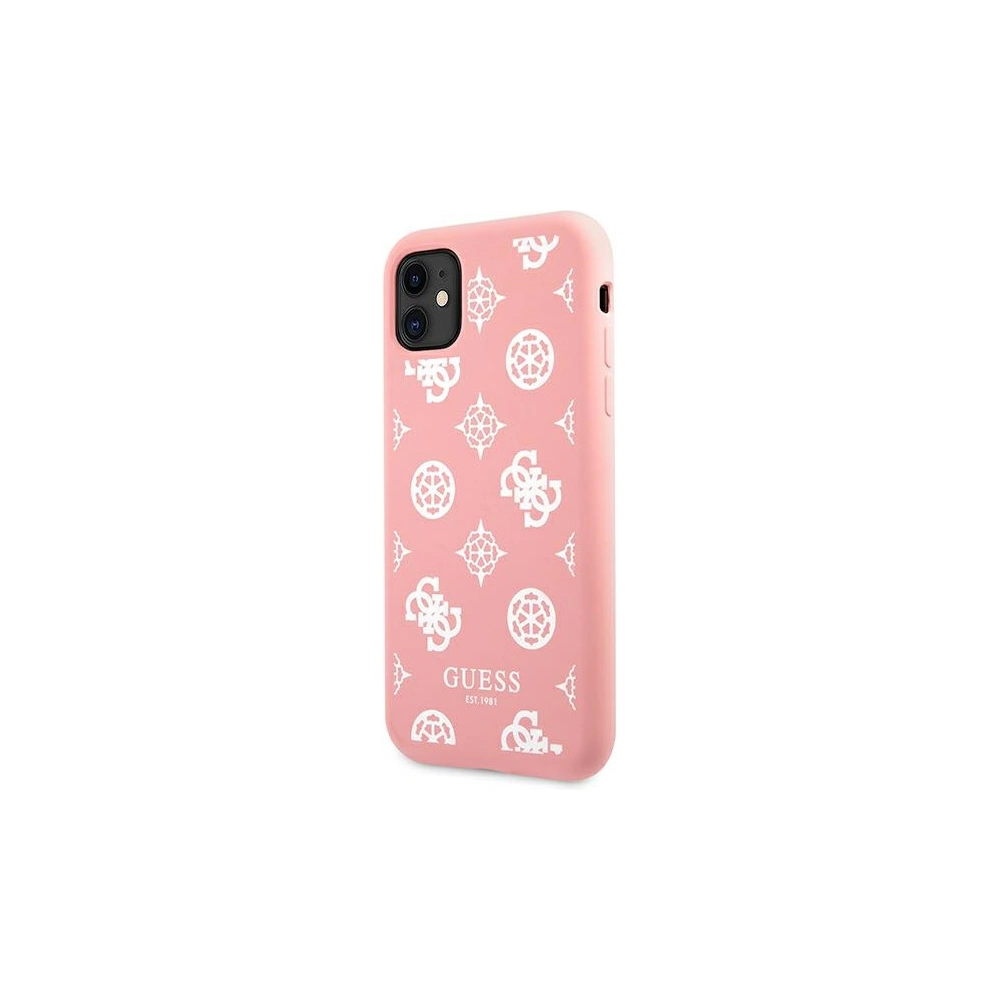 Hurtownia GSM - Etui Guess GUHCN61LSPEWPI Apple iPhone 11 růžové/pink tvrdé pouzdro Peony Collection - GUE1004PNK - {ean13} - Hurt