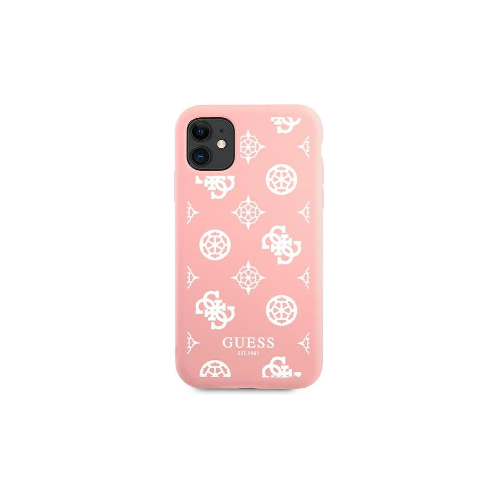 Hurtownia GSM - Etui Guess GUHCN61LSPEWPI Apple iPhone 11 růžové/pink tvrdé pouzdro Peony Collection - GUE1004PNK - {ean13} - Hurt