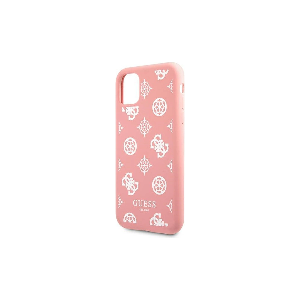 Hurtownia GSM - Etui Guess GUHCN61LSPEWPI Apple iPhone 11 růžové/pink tvrdé pouzdro Peony Collection - GUE1004PNK - {ean13} - Hurt