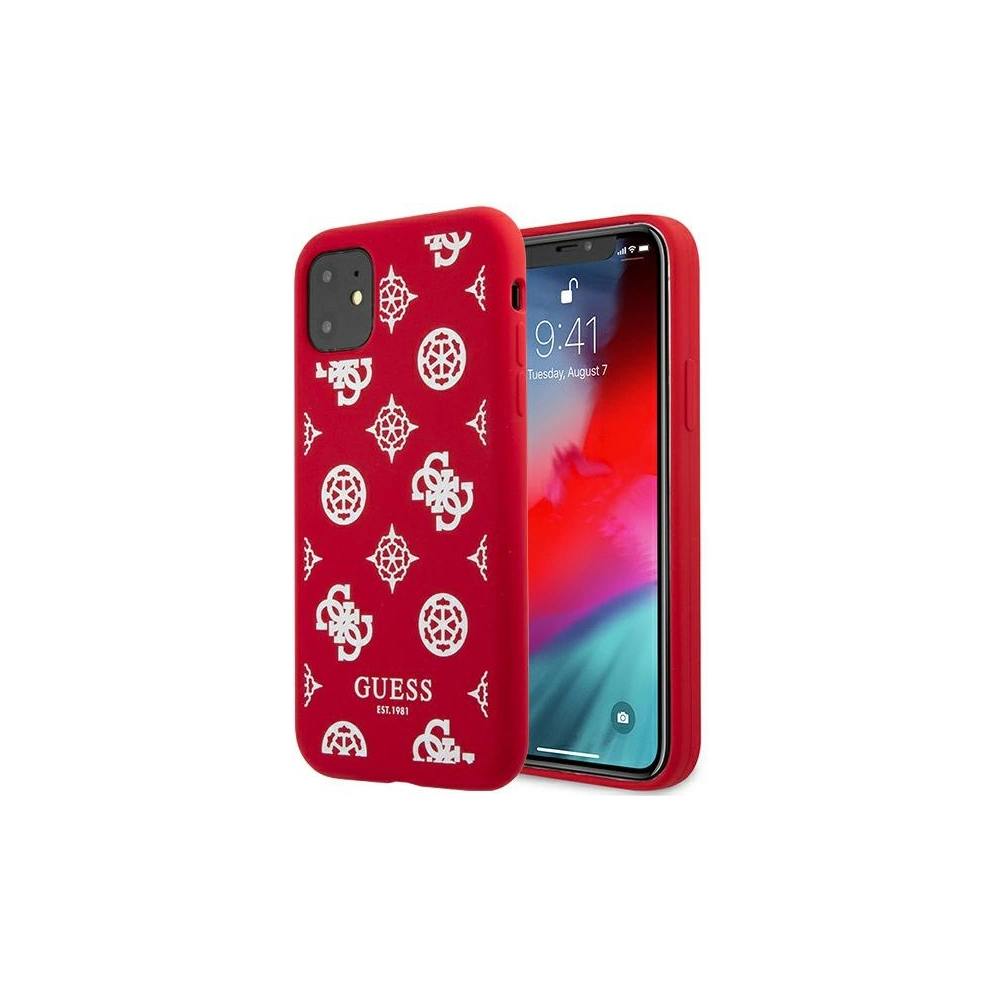 Hurtownia GSM - Etui Guess GUHCN61LSPEWRE Apple iPhone 11 červený/red hard case Peony Collection - GUE1005RED - {ean13} - Hurt