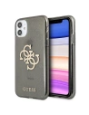 Etui Guess GUHCN61PCUGL4GBK Apple iPhone 11 černý/black hard case Glitter 4G Big Logo