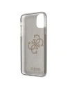 Wholesale Guess GUHCN61PCUGL4GBK Apple iPhone 11 black hard case Glitter 4G Big Logo - GUE1006BLK - {ean13} - Hurt