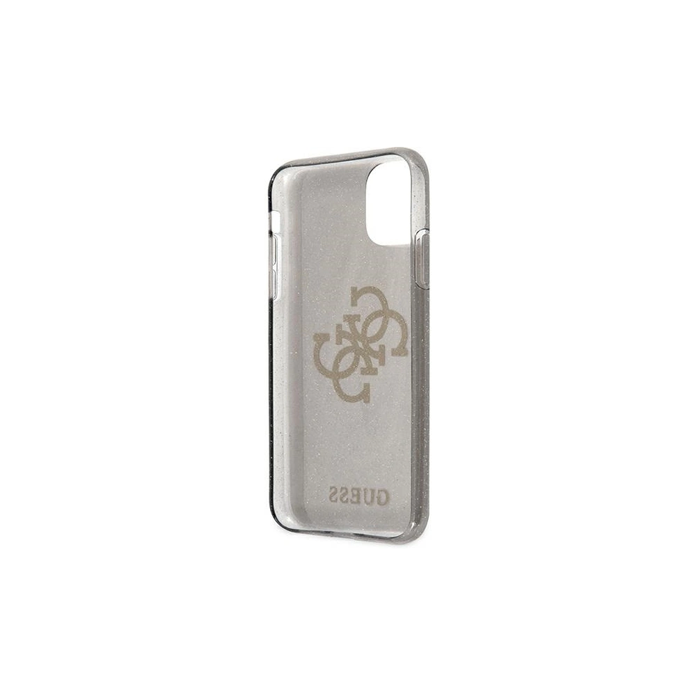Etui Guess GUHCN61PCUGL4GBK Apple iPhone 11 černý/black hard case Glitter 4G Big Logo
