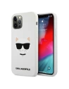 Etui Karl Lagerfeld KLHCP12MSLCHWH Apple iPhone 12/12 Pro hardcase biały/white Silicone Choupette
