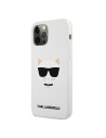 Hurtownia GSM - Etui Karl Lagerfeld KLHCP12MSLCHWH Apple iPhone 12/12 Pro hardcase biały/white Silicone Choupette - KLD557WHT - {ean13} - Hurt