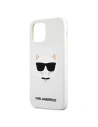 Hurtownia GSM - Etui Karl Lagerfeld KLHCP12MSLCHWH Apple iPhone 12/12 Pro hardcase biały/white Silicone Choupette - KLD557WHT - {ean13} - Hurt