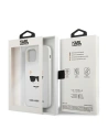 Hurtownia GSM - Etui Karl Lagerfeld KLHCP12MSLCHWH Apple iPhone 12/12 Pro hardcase biały/white Silicone Choupette - KLD557WHT - {ean13} - Hurt