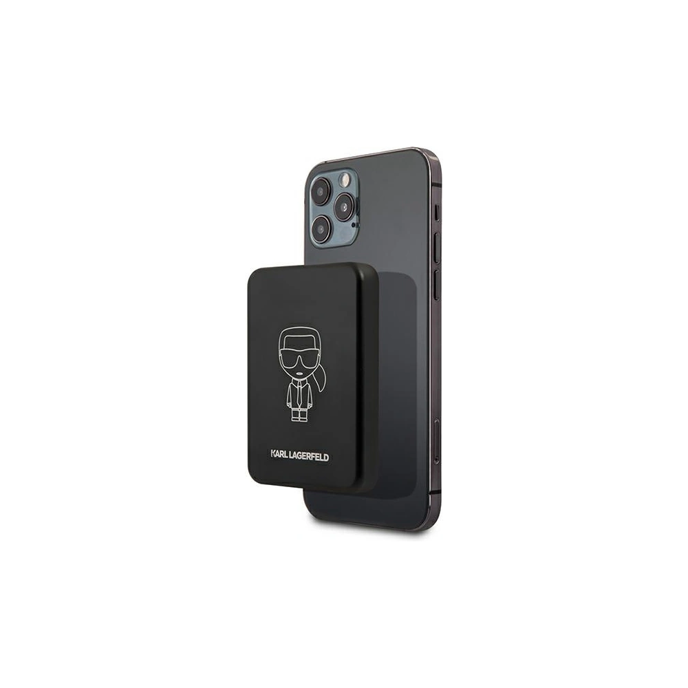 Hurtownia GSM - Powerbank indukční Karl Lagerfeld KLPBMSOIBK 3000mAh MagSafe - KLD559 - {ean13} - Hurt