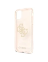 Hurtownia GSM - Etui Guess GUHCN61PCUGL4GGO Apple iPhone 11 złoty/gold hard case Glitter 4G Big Logo - GUE1007GLD - {ean13} - Hurt