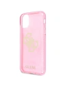 Wholesale Guess GUHCN61PCUGL4GPI Apple iPhone 11 pink hard case Glitter 4G Big Logo - GUE1008PNK - {ean13} - Hurt