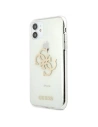 Wholesale Guess GUHCN61PCUGL4GTR Apple iPhone 11 transparent hard case Glitter 4G Big Logo - GUE1009CL - {ean13} - Hurt