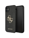Etui Guess GUHCN61SA4GGBK Apple iPhone 11 czarny/black hardcase Saffiano 4G Metal Logo