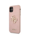 Wholesale Guess GUHCN61SA4GGPI Apple iPhone 11 pink hardcase Saffiano 4G Metal Logo - GUE1011PNK - {ean13} - Hurt