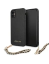 Hurtownia GSM - Etui Guess GUHCN61SASGBK Apple iPhone 11 czarny/black hardcase Saffiano Chain - GUE1012BLK - {ean13} - Hurt