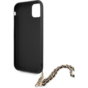 Hurtownia GSM - Etui Guess GUHCN61SASGBK Apple iPhone 11 czarny/black hardcase Saffiano Chain - GUE1012BLK - {ean13} - Hurt