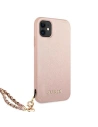 Hurtownia GSM - Etui Guess GUHCN61SASGPI Apple iPhone 11 różowy/pink hardcase Saffiano Chain - GUE1013PNK - {ean13} - Hurt