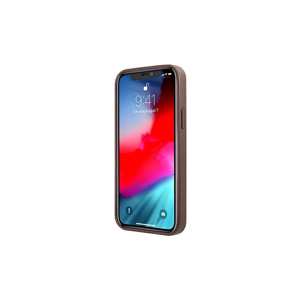 Hurtownia GSM - Etui Guess GUHCP12L4GDBR Apple iPhone 12 Pro Max hnědý/brown hardcase 4G Stripe - GUE1014BR - {ean13} - Hurt