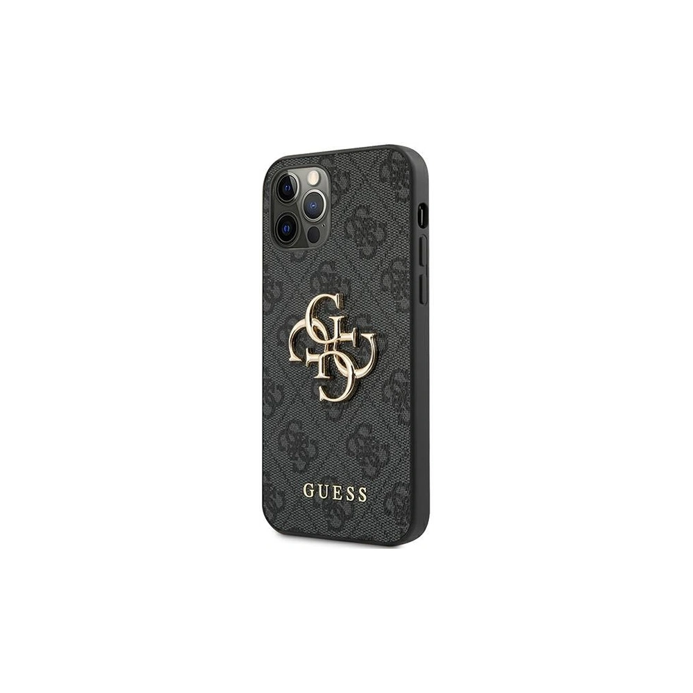 Wholesale Guess GUHCP12L4GMGGR Apple iPhone 12 Pro Max grey hardcase 4G Big Metal Logo - GUE1017GRY - {ean13} - Hurt