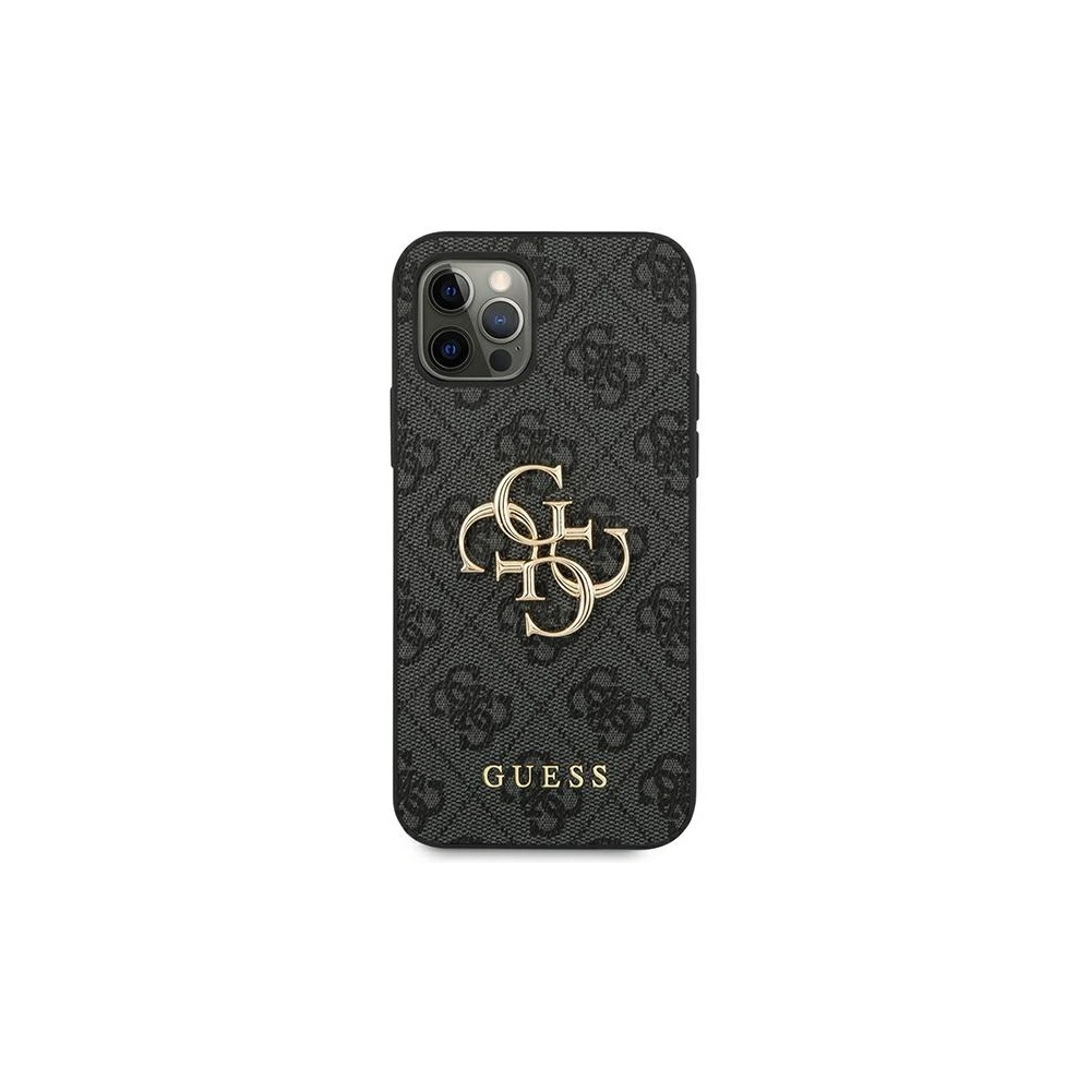 Hurtownia GSM - Etui Guess GUHCP12L4GMGGR Apple iPhone 12 Pro Max šedý/grey hardcase 4G Big Metal Logo - GUE1017GRY - {ean13} - Hurt