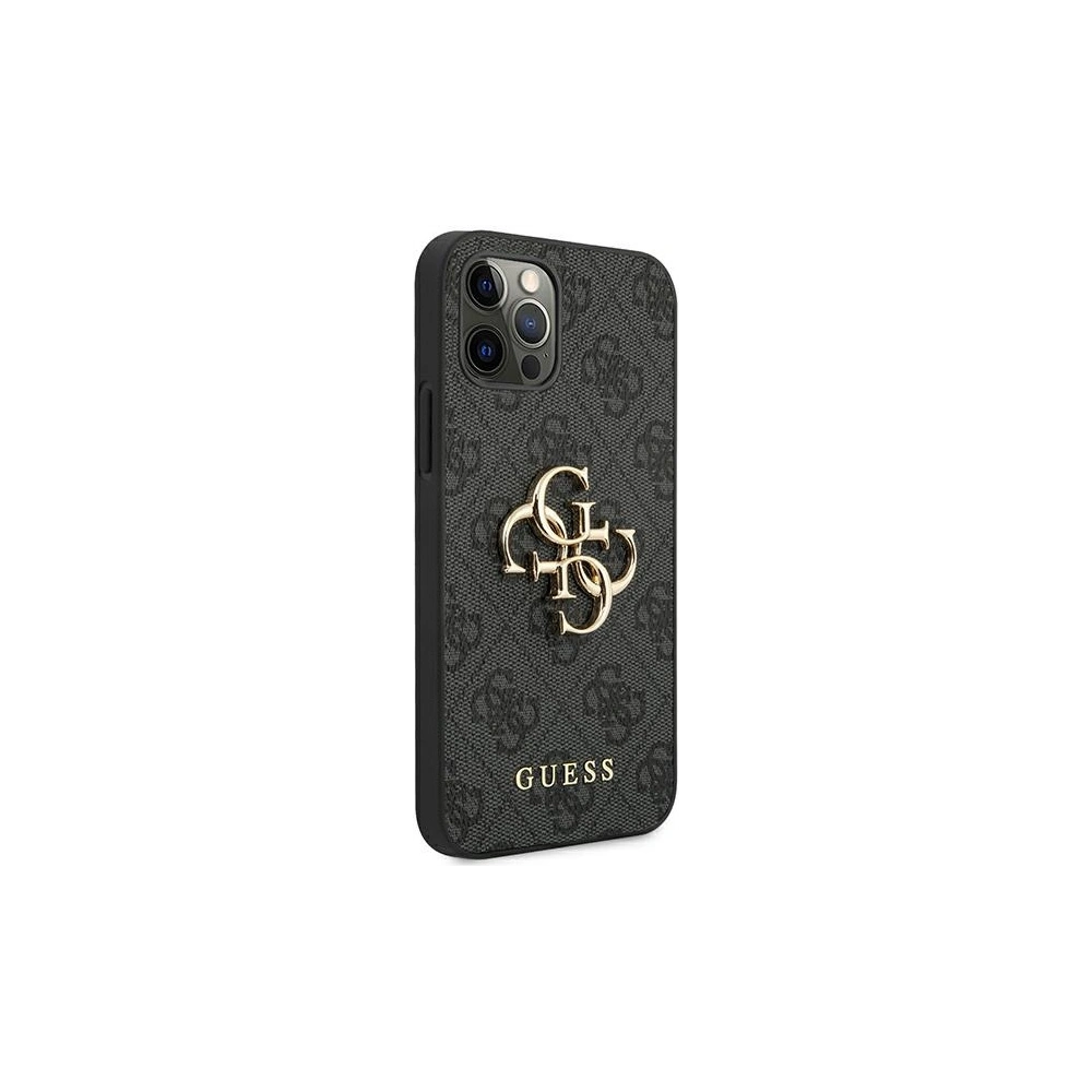 Hurtownia GSM - Etui Guess GUHCP12L4GMGGR Apple iPhone 12 Pro Max šedý/grey hardcase 4G Big Metal Logo - GUE1017GRY - {ean13} - Hurt