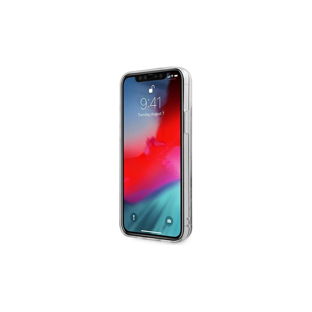 Hurtownia GSM - Etui Guess GUHCP12LLG4GSI Apple iPhone 12 Pro Max stříbrný/silver hardcase 4G Big Liquid Glitter - GUE1019SLV - {ean13} - Hurt