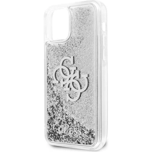 Wholesale Guess GUHCP12LLG4GSI Apple iPhone 12 Pro Max silver hardcase 4G Big Liquid Glitter - GUE1019SLV - {ean13} - Hurt