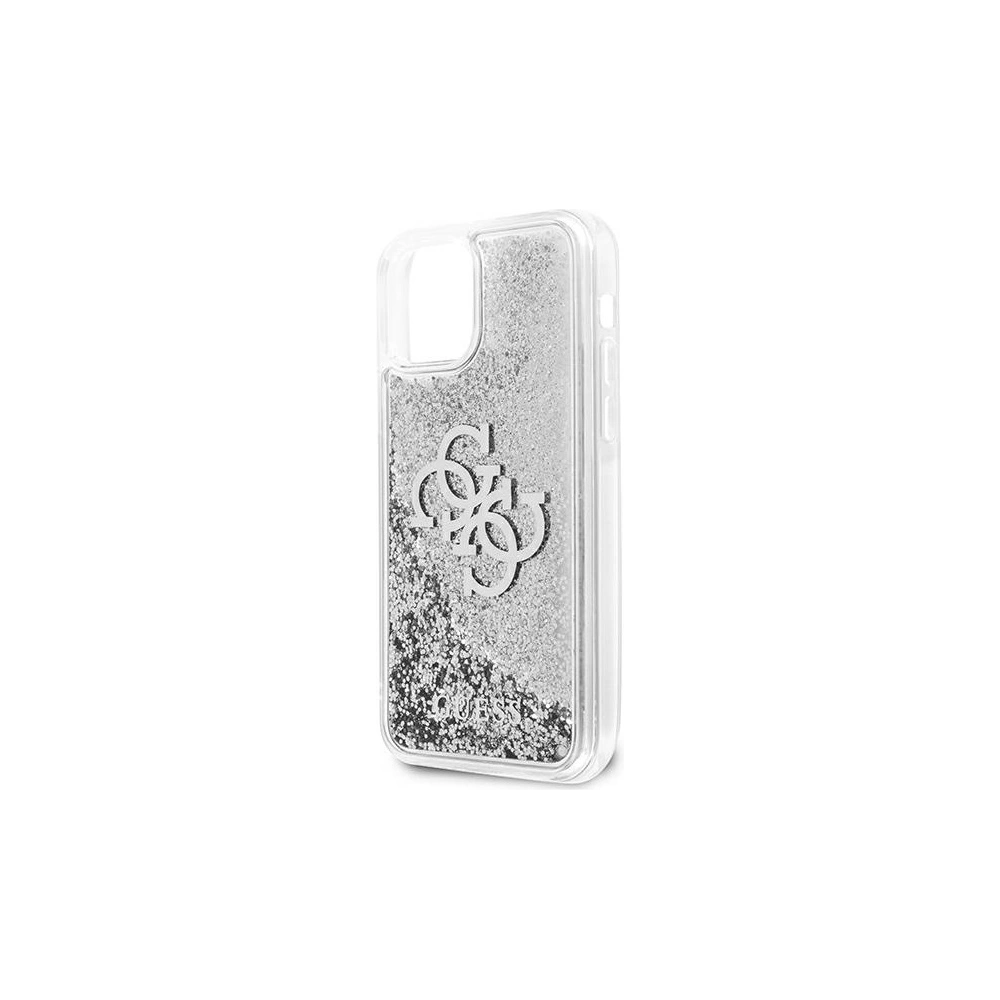 Wholesale Guess GUHCP12LLG4GSI Apple iPhone 12 Pro Max silver hardcase 4G Big Liquid Glitter - GUE1019SLV - {ean13} - Hurt