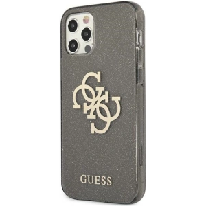 Hurtownia GSM - Etui Guess GUHCP12LPCUGL4GBK Apple iPhone 12 Pro Max černý/black hard case Glitter 4G Big Logo - GUE1020BLK - {ean13} - Hurt