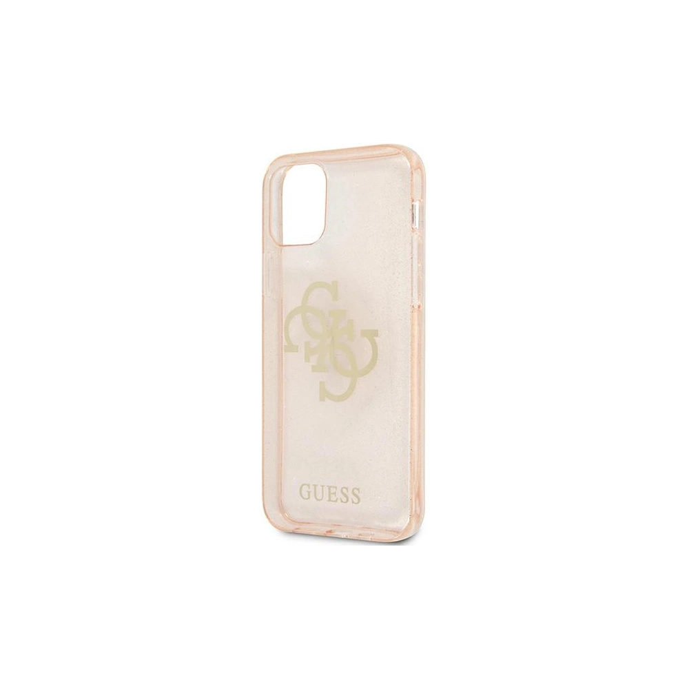 Wholesale Guess GUHCP12LPCUGL4GGO Apple iPhone 12 Pro Max gold hard case Glitter 4G Big Logo - GUE1021GLD - {ean13} - Hurt