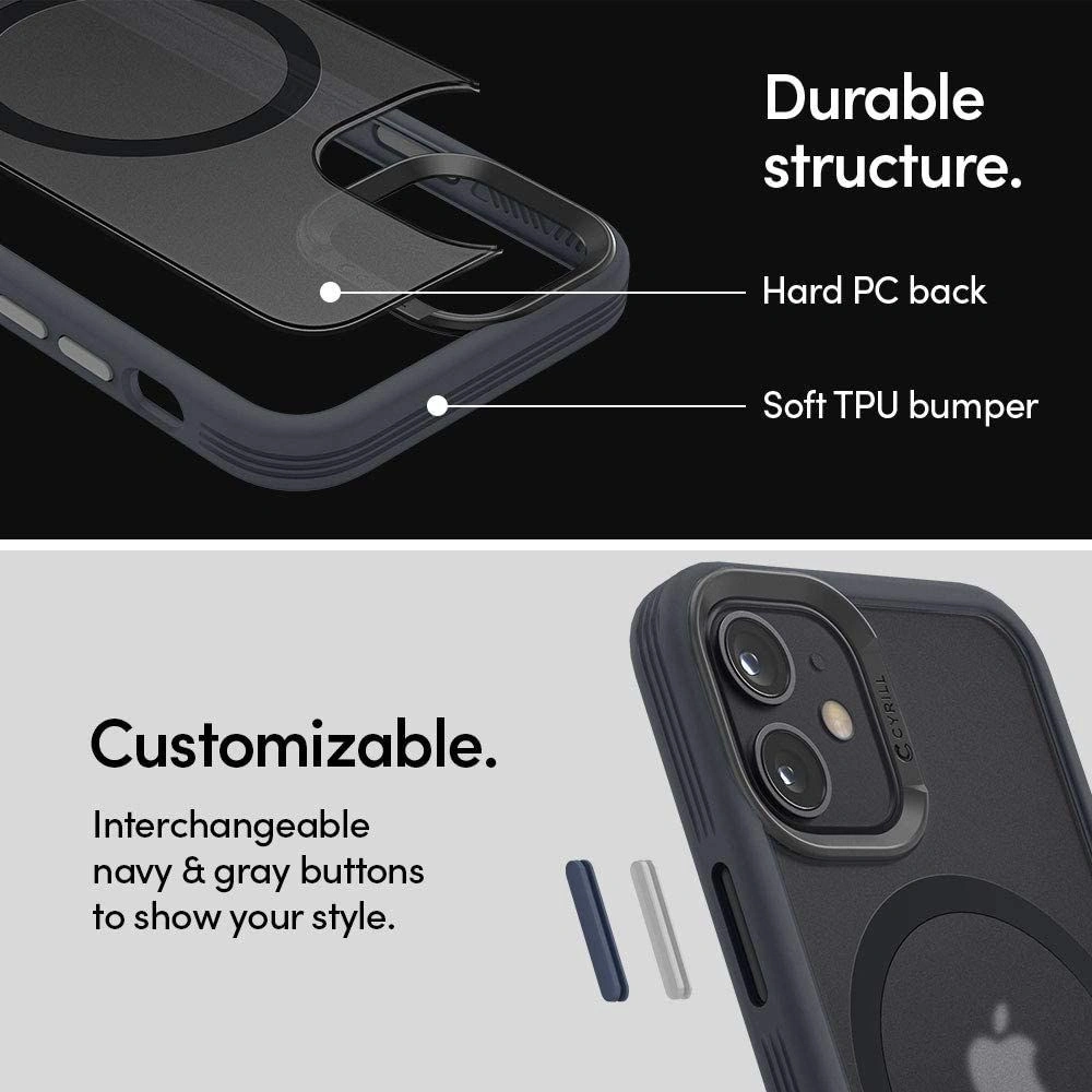 Hurtownia GSM - Etui Spigen Cyrill Color Brick MagSafe Apple iPhone 12 mini Graphite - SPN1640GRA - {ean13} - Hurt